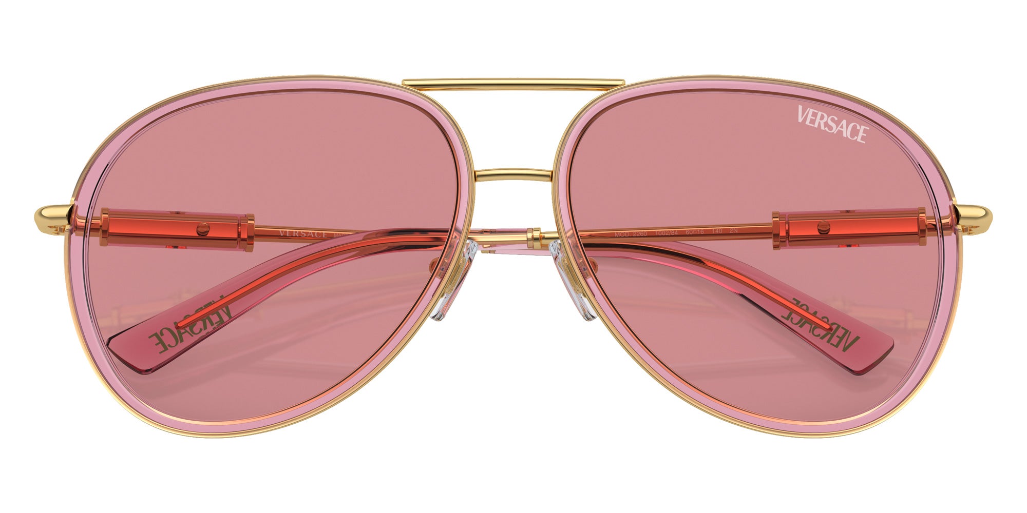 VERSACE VE2260 100284 60 - Pink Transparent / Pink #id:ve2260100284_s:100120