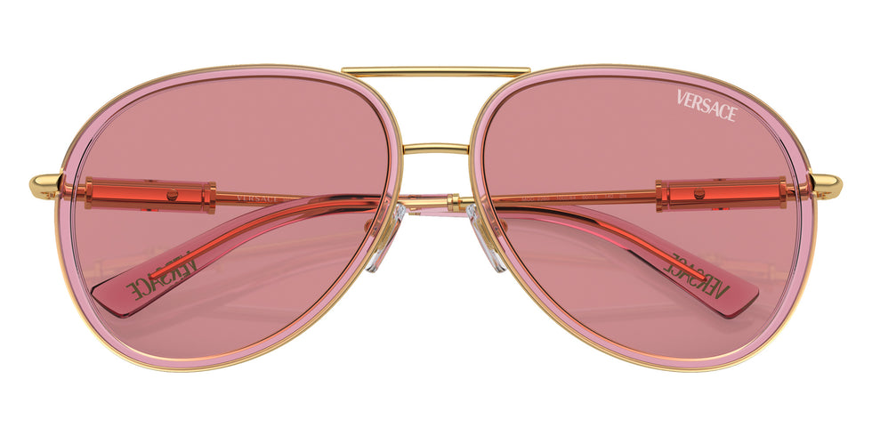 VERSACE VE2260 100284 60 - Pink Transparent / Pink #id:ve2260100284_s:100120