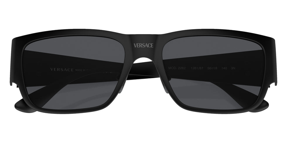 VERSACE VE2262 126187 56 - Matte Black / Dark Gray #id:ve2262126187_s:100120