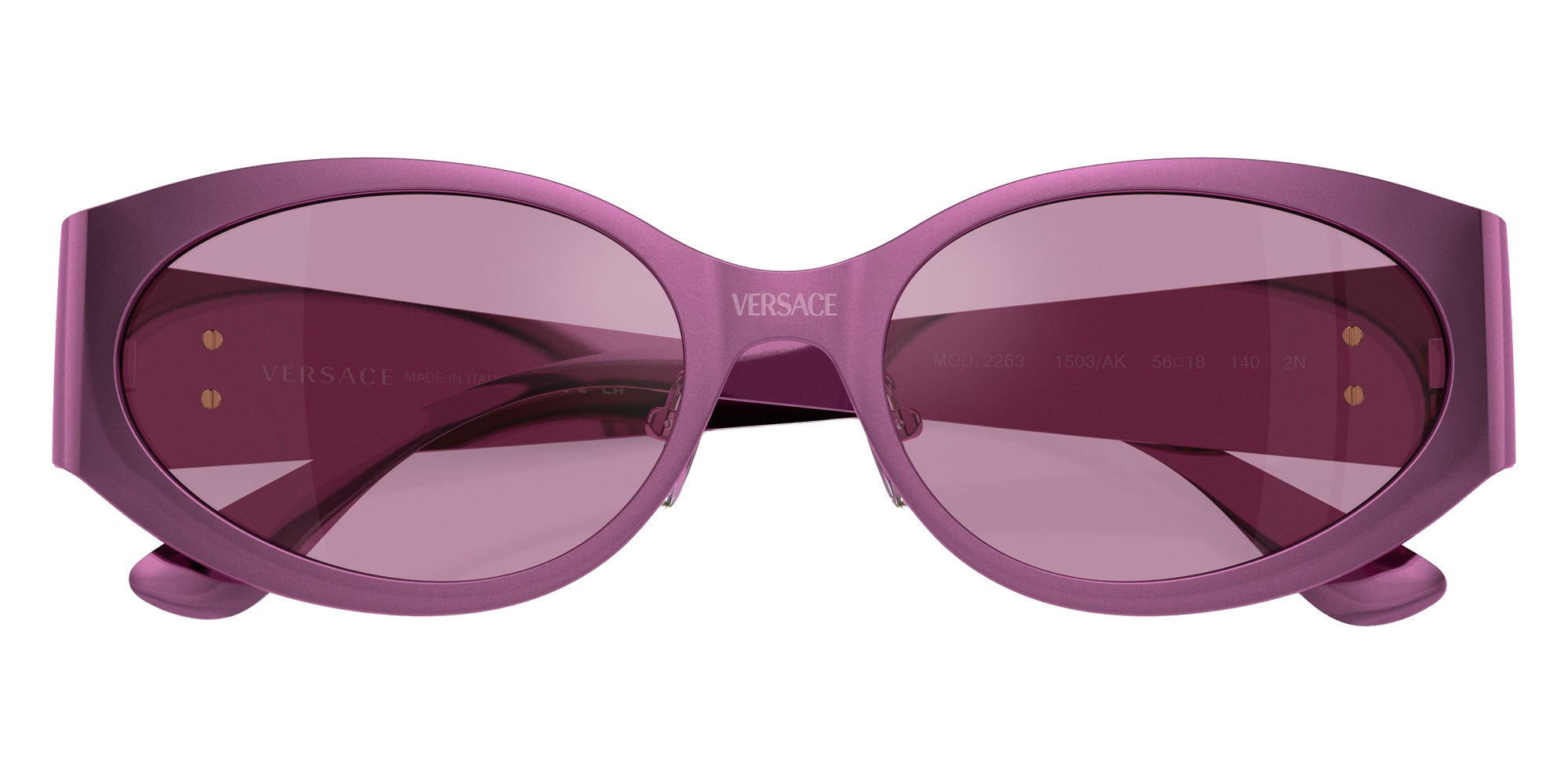 VERSACE VE2263 1503AK 56 - Metallic Fuchsia / Dark Violet Mirrored Silver Int #id:ve22631503ak_s:102120