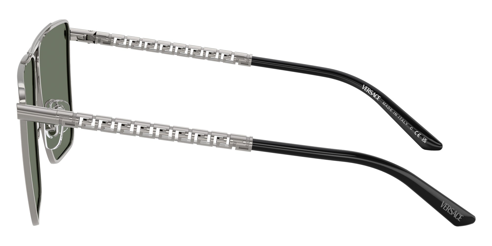 Versace VE2266 10013H 64 - Gunmetal / Dark Green #id:ve226610013h_s:100110