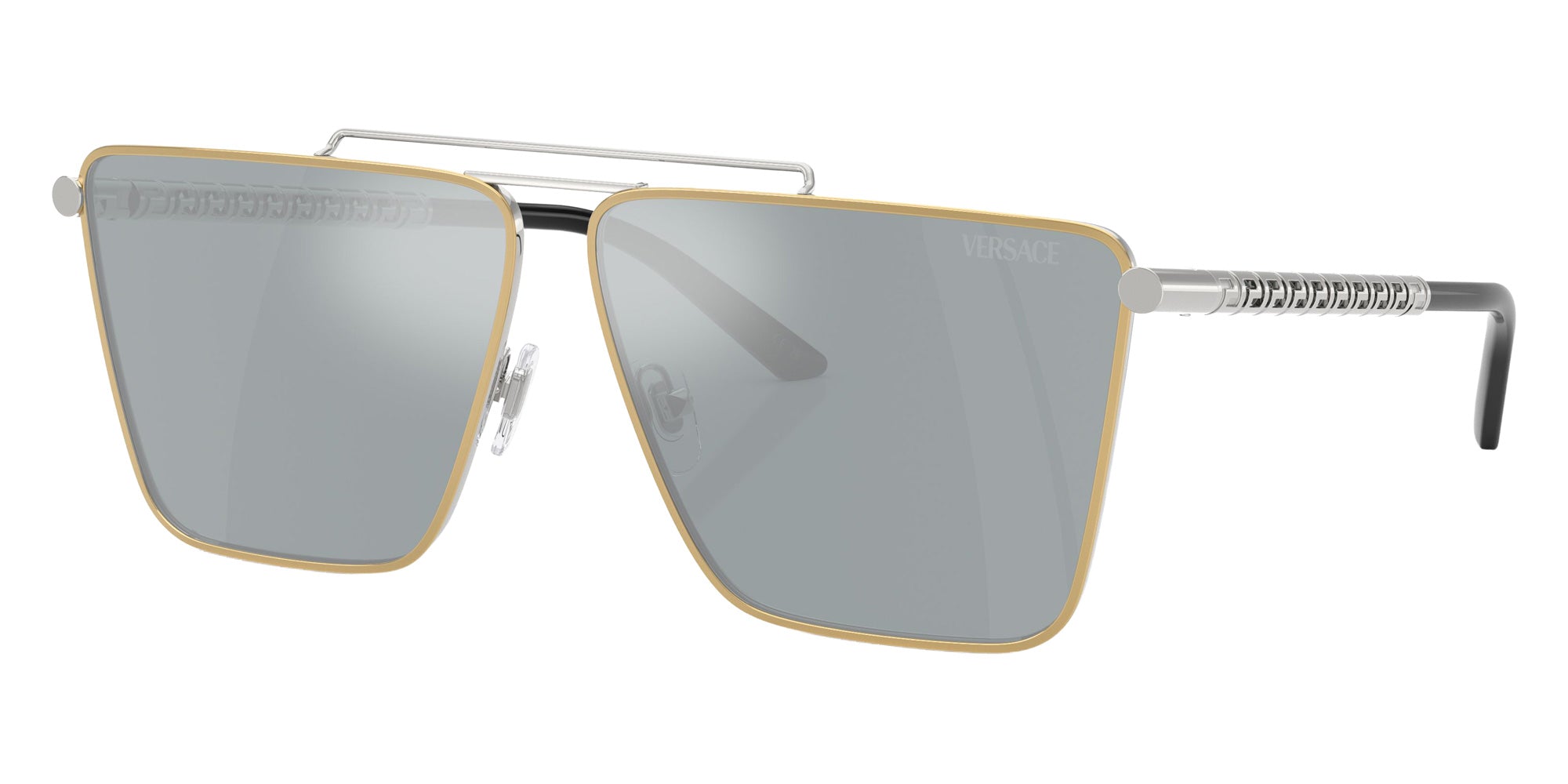 VERSACE VE2266 15141U 64 - Gold/Silver / Blue Mirrored Silver #id:ve226615141u_s:100105