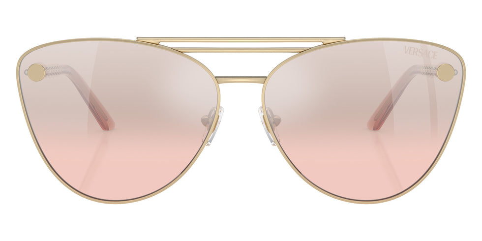 Versace VE2267 12527E 64 - Pale Gold / Light Pink Mirrored Silver #id:ve226712527e_s:100100