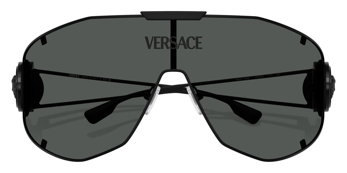 VERSACE VE2268 143387 142 - Matte Black / Dark Gray #id:ve2268143387_s:100120