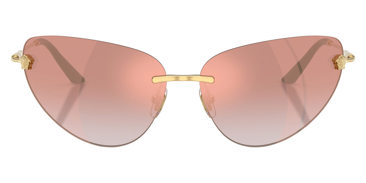 VERSACE VE2281 10026F 64 - Gold / Pink Gradient Pink Mirrored