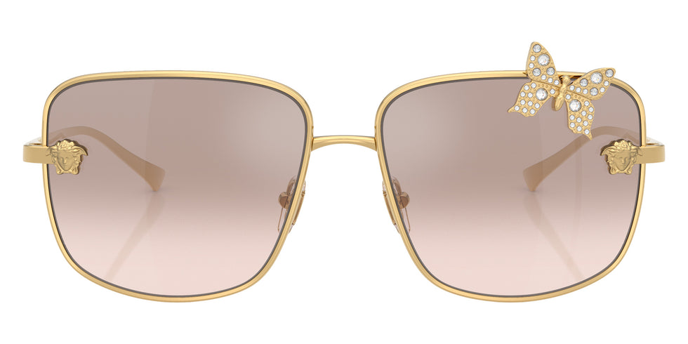 Versace VE2282 10028Z 59 - Gold / Light Brown Mirrored Silver Gradient #id:ve228210028z_s:100100