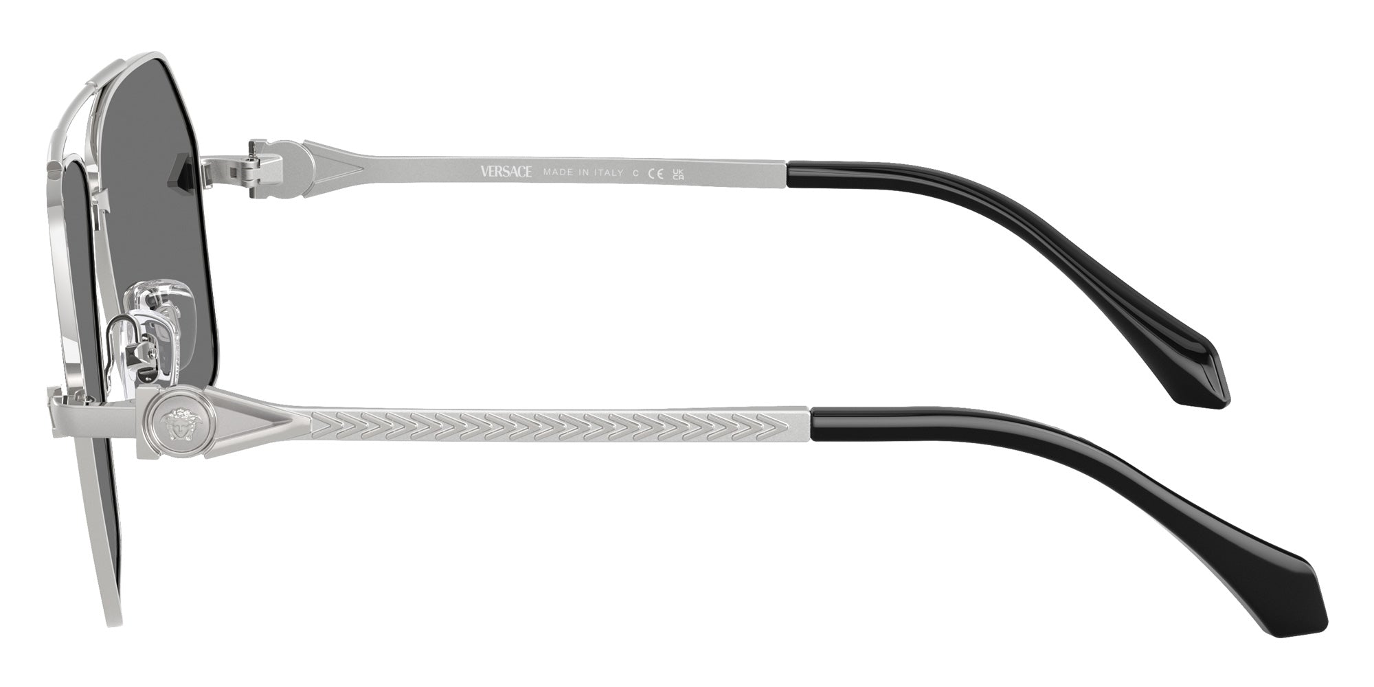 Versace VE2284 10006G 63 - Silver / Gray Mirrored Silver #id:ve228410006g_s:100110