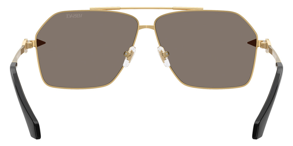 Versace VE2284 10026G 63 - Gold / Light Gray Mirrored Silver #id:ve228410026g_s:102115