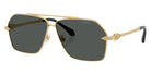 VERSACE VE2284 100287 63 - Gold / Dark Gray