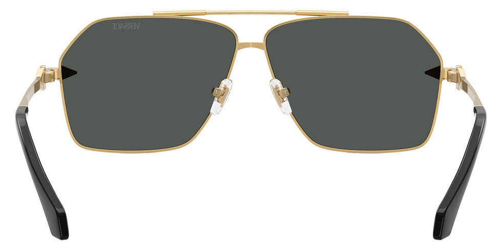 VERSACE VE2284 100287 63 - Gold / Dark Gray