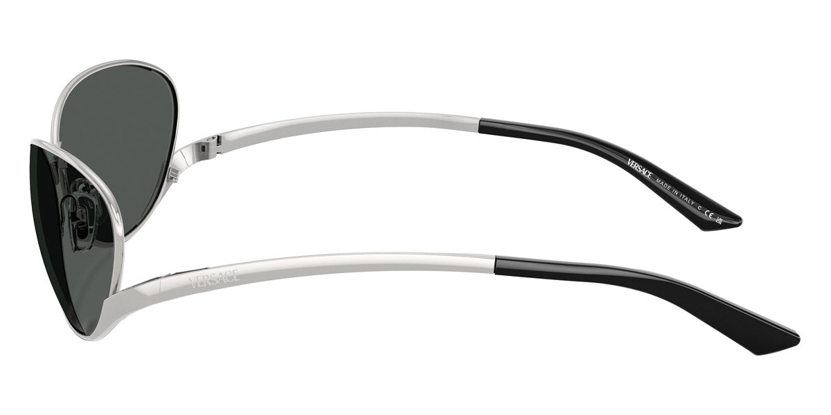 VERSACE VE2285 100087 64 - Silver / Dark Gray