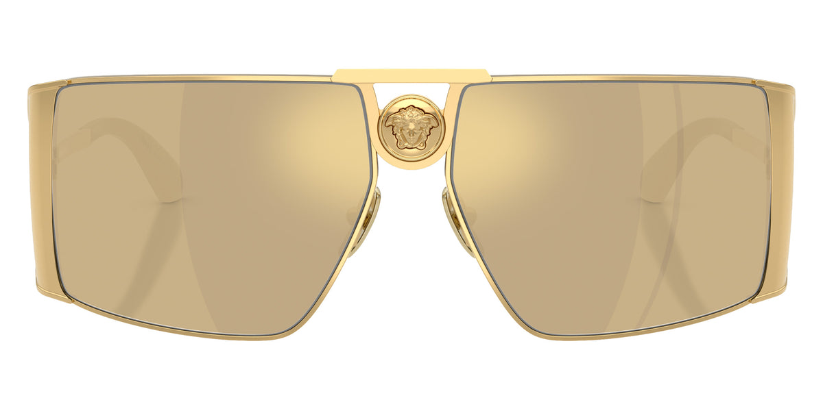 VERSACE VE2305K K00303 61 - Gold Plated / Clear Mirrored Real Yellow Gold #id:ve2305kk00303_s:100100