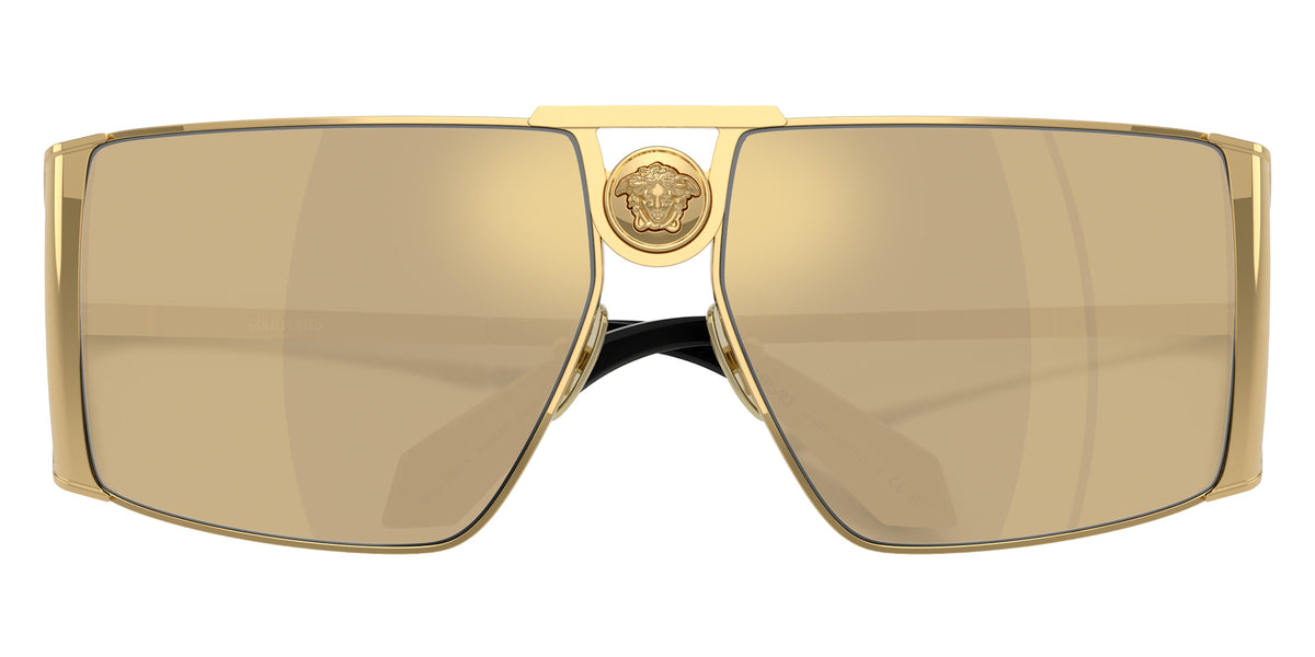 VERSACE VE2305K K00303 61 - Gold Plated / Clear Mirrored Real Yellow Gold #id:ve2305kk00303_s:100120
