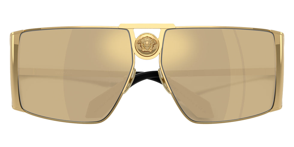 VERSACE VE2305K K00303 61 - Gold Plated / Clear Mirrored Real Yellow Gold #id:ve2305kk00303_s:100120