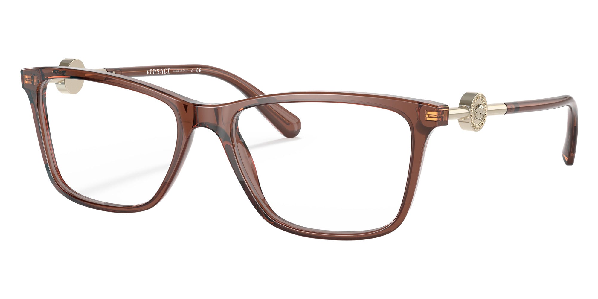 VERSACE VE3299B 5324 53 - Transparent Brown #id:ve3299b5324_s:100105