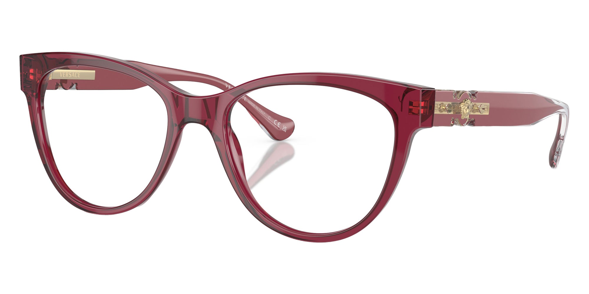 VERSACE VE3304 5357 53 - Transparent Red #id:ve33045357_s:100105