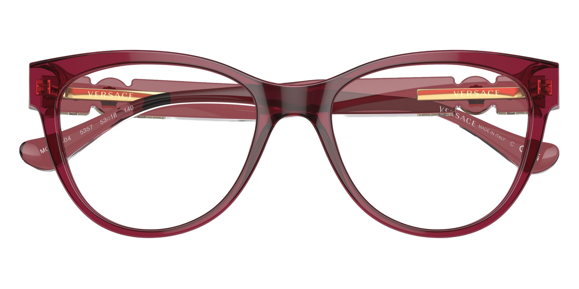 VERSACE VE3304 5357 53 - Transparent Red #id:ve33045357_s:100120