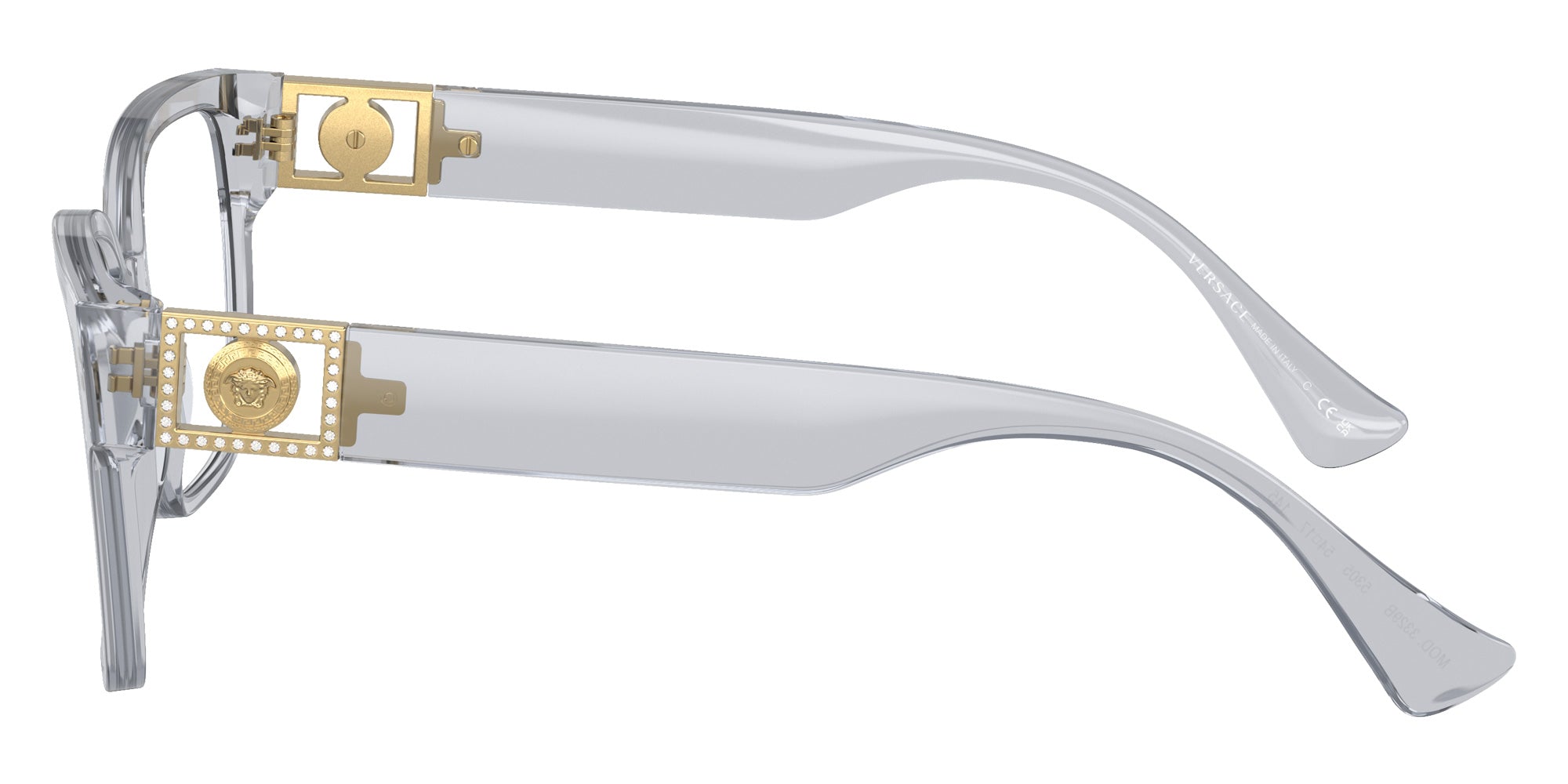 Versace VE3329B 5305 52 - Transparent Gray #id:ve3329b5305_s:100110