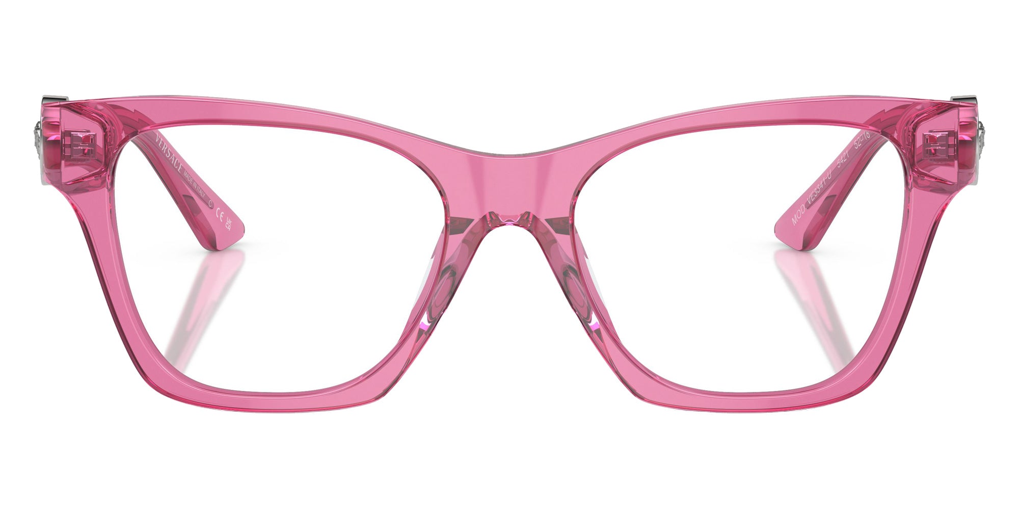 VERSACE VE3341U 5421 52 - Transparent Pink #id:ve3341u5421_s:100100