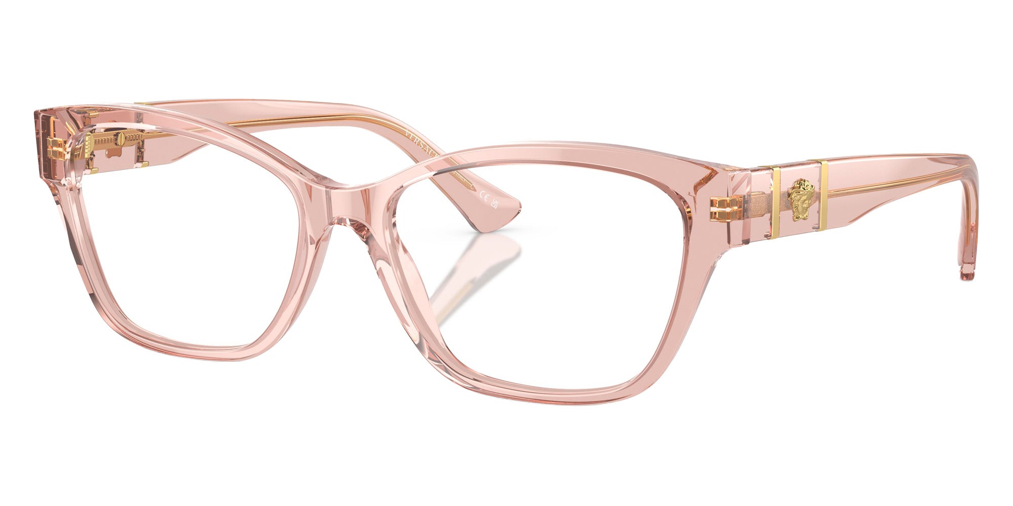 VERSACE VE3344 5434 52 - Brown Transparent #id:ve33445434_s:100105