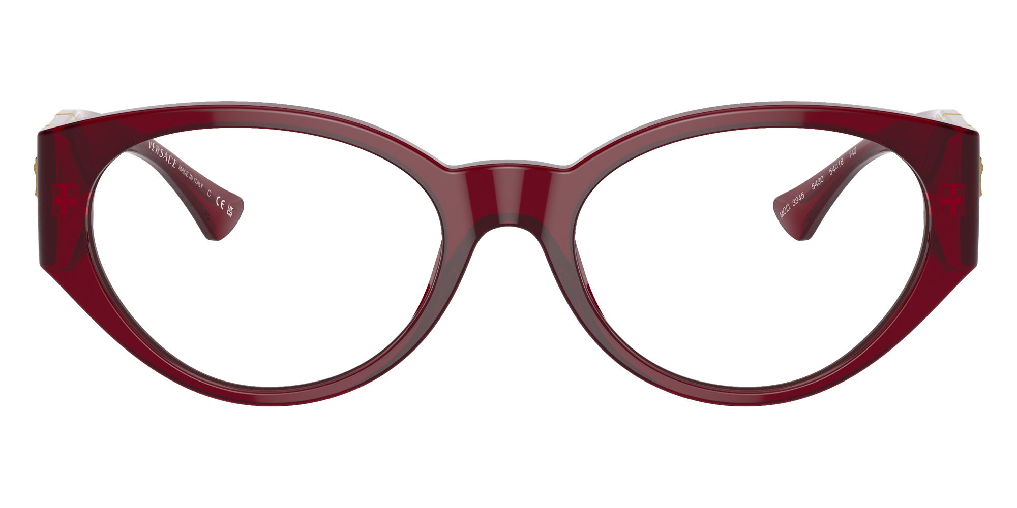 Versace VE3345 5430 52 - Bordeaux Transparent #id:ve33455430_s:100100