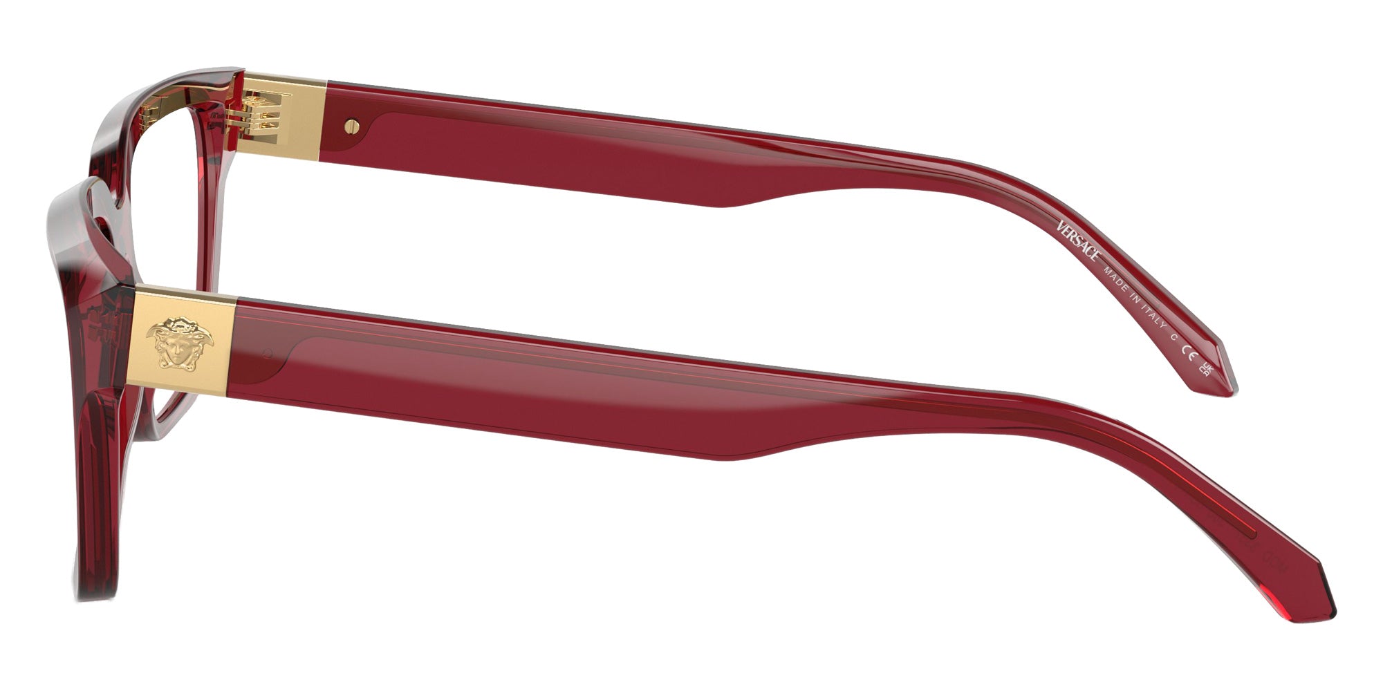 VERSACE VE3357 388 53 - Red Transparent #id:ve3357388_s:100110