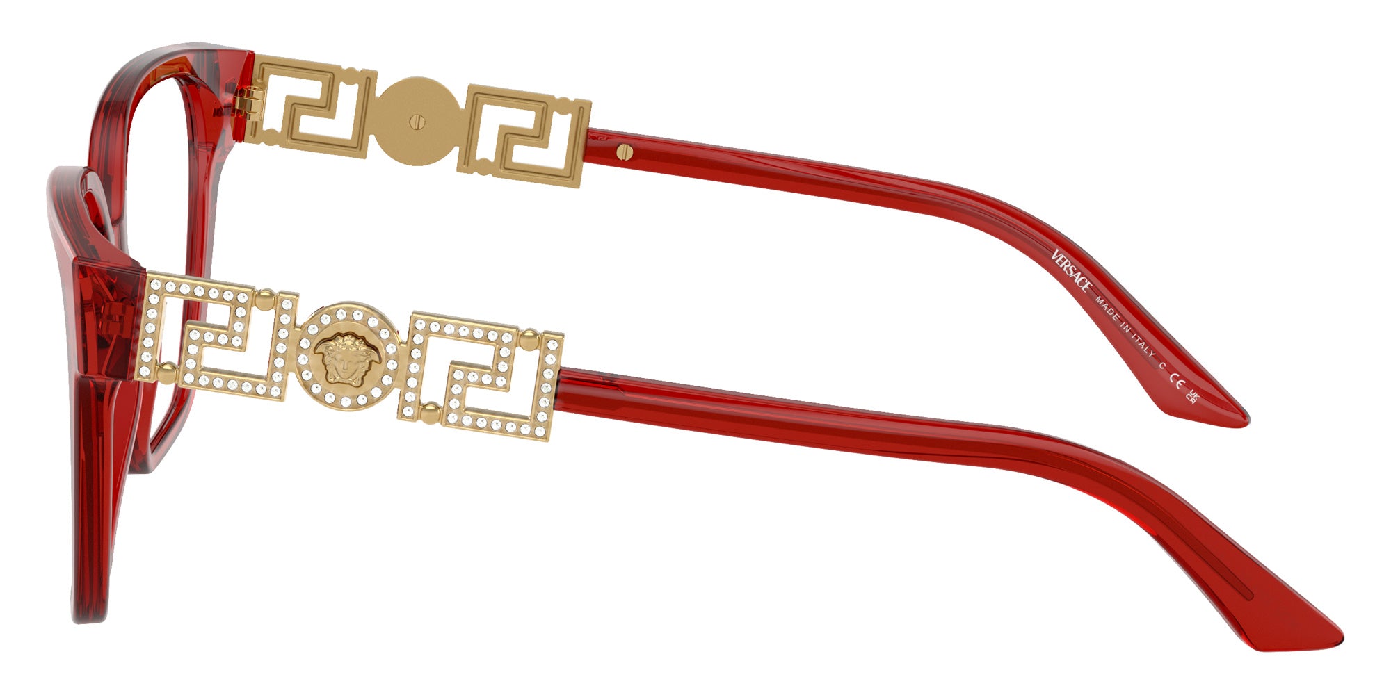 Versace VE3358BF 5476 54 - Transparent Red #id:ve3358bf5476_s:100110