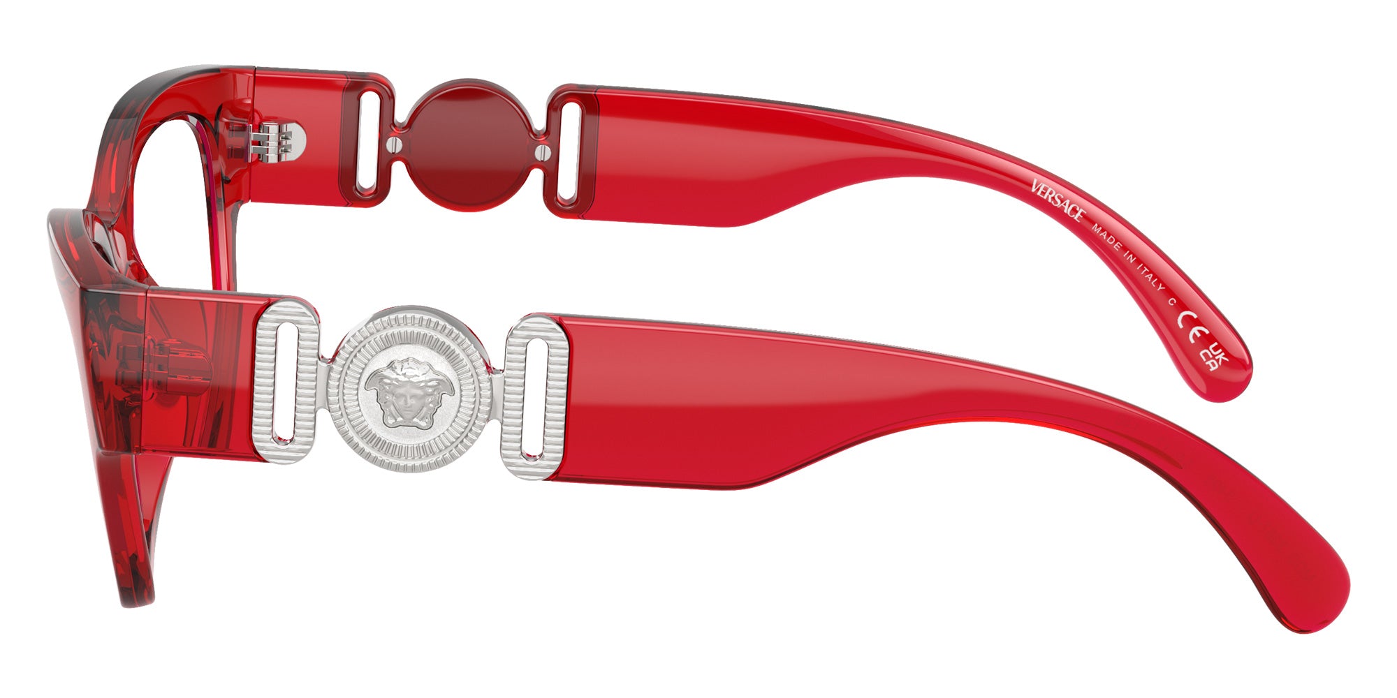 VERSACE VE3367U 5495 54 - Red Transparent #id:ve3367u5495_s:100110