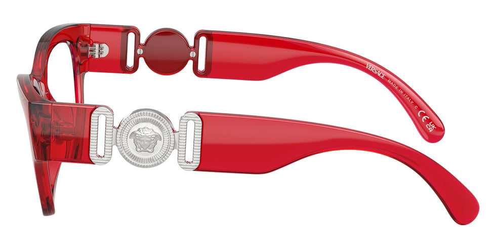 VERSACE VE3367U 5495 54 - Red Transparent #id:ve3367u5495_s:100110