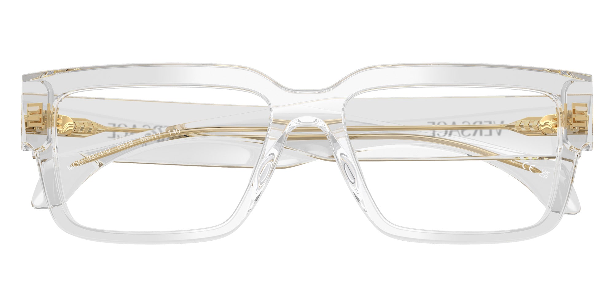 Versace VE3374U 5519 55 - Light Transparent Gray #id:ve3374u5519_s:108120