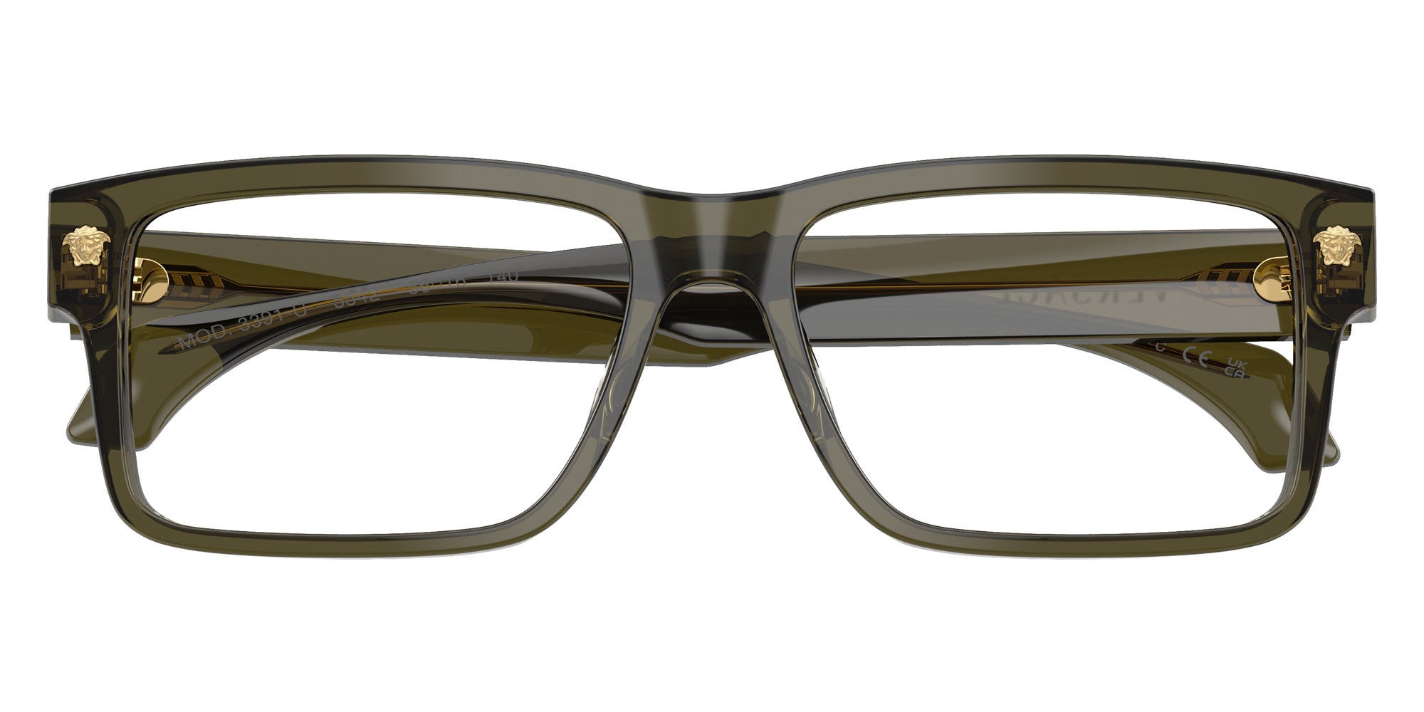 VERSACE VE3391U 5542 54 - Dark Green Transparent #id:ve3391u5542_s:108120