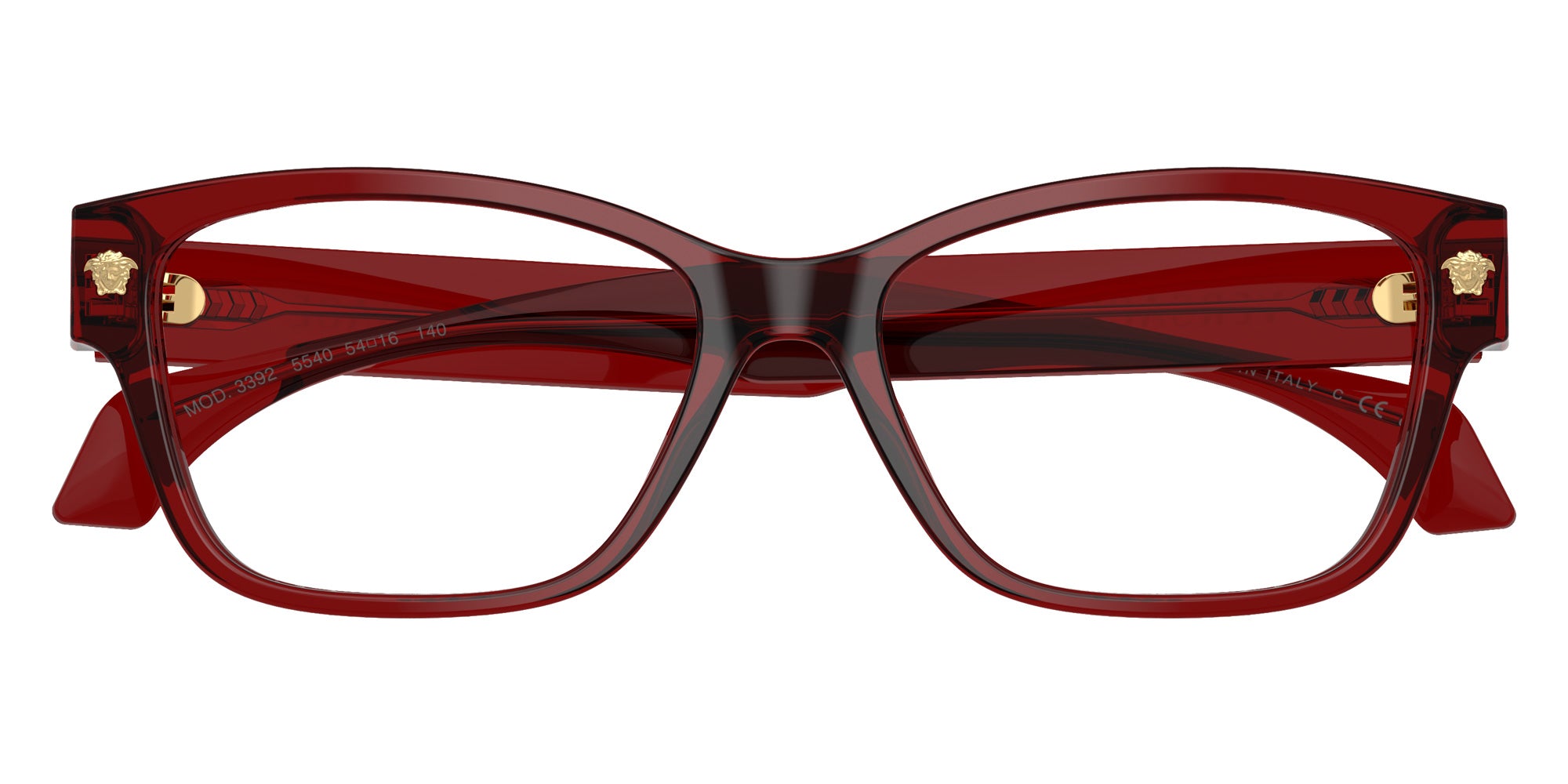 VERSACE VE3392 5540 52 - Transparent Burgundy #id:ve33925540_s:108120