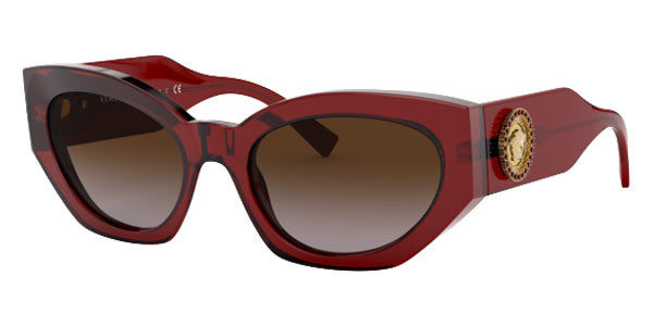 VERSACE VE4376B 388/13 54 - Transparent Red / Light/Dark Brown Gradient #id:ve4376b38813_s:100100