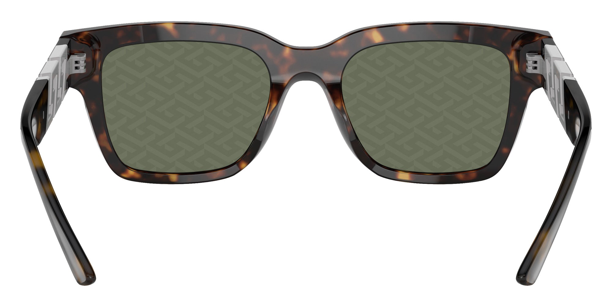 Versace VE4421F 108/V8 52 - Havana / Green Monogram Silver Mirrored #id:ve4421f108v8_s:100115