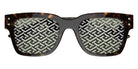 Versace VE4421F 108/V8 52 - Havana / Green Monogram Silver Mirrored #id:ve4421f108v8_s:100120