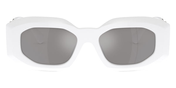 White / Light Gray Mirrored Silver / 54-18-145