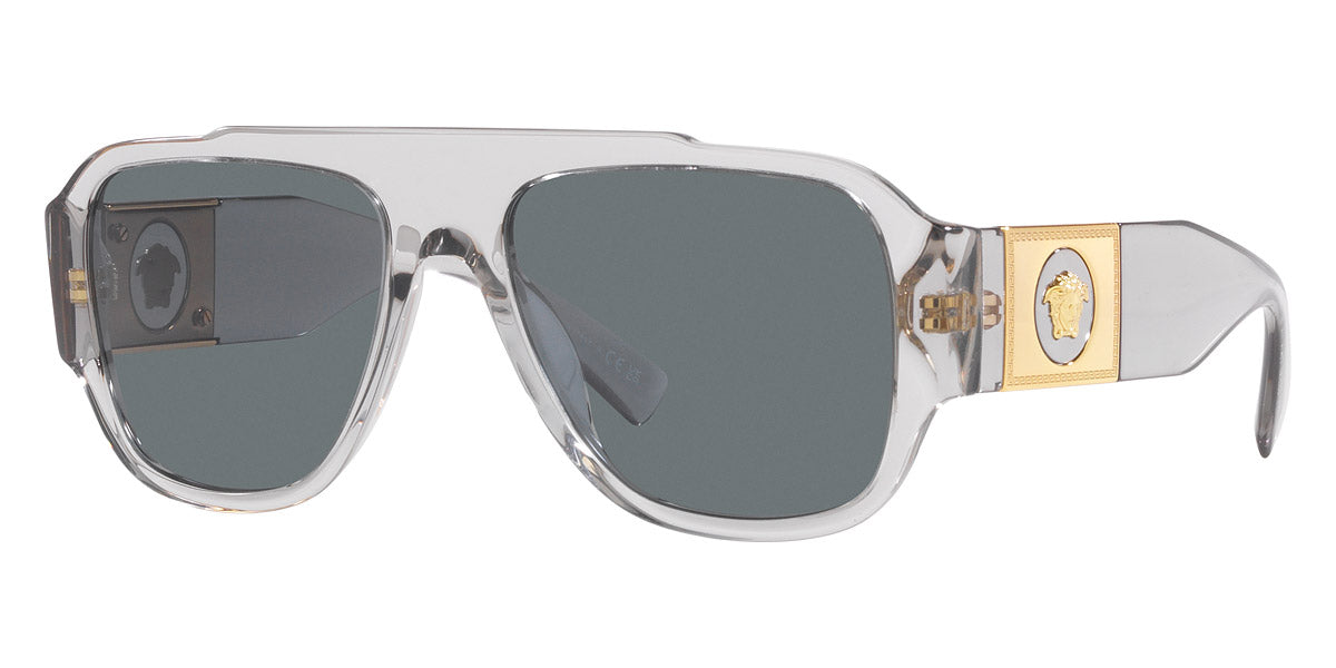 VERSACE VE4436U 530580 57 - Transparent Gray / Dark Blue