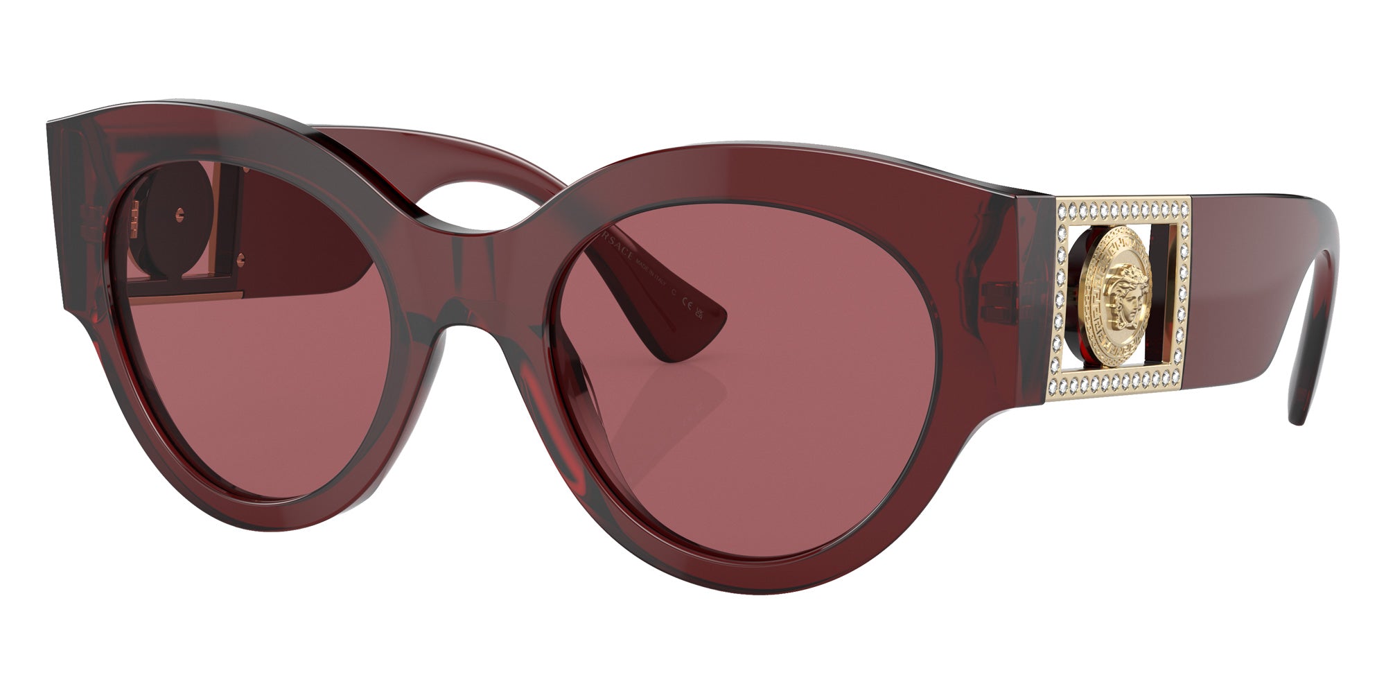 Versace VE4438B 538569 52 - Transparent Parade Red / Dark Violet #id:ve4438b538569_s:100105