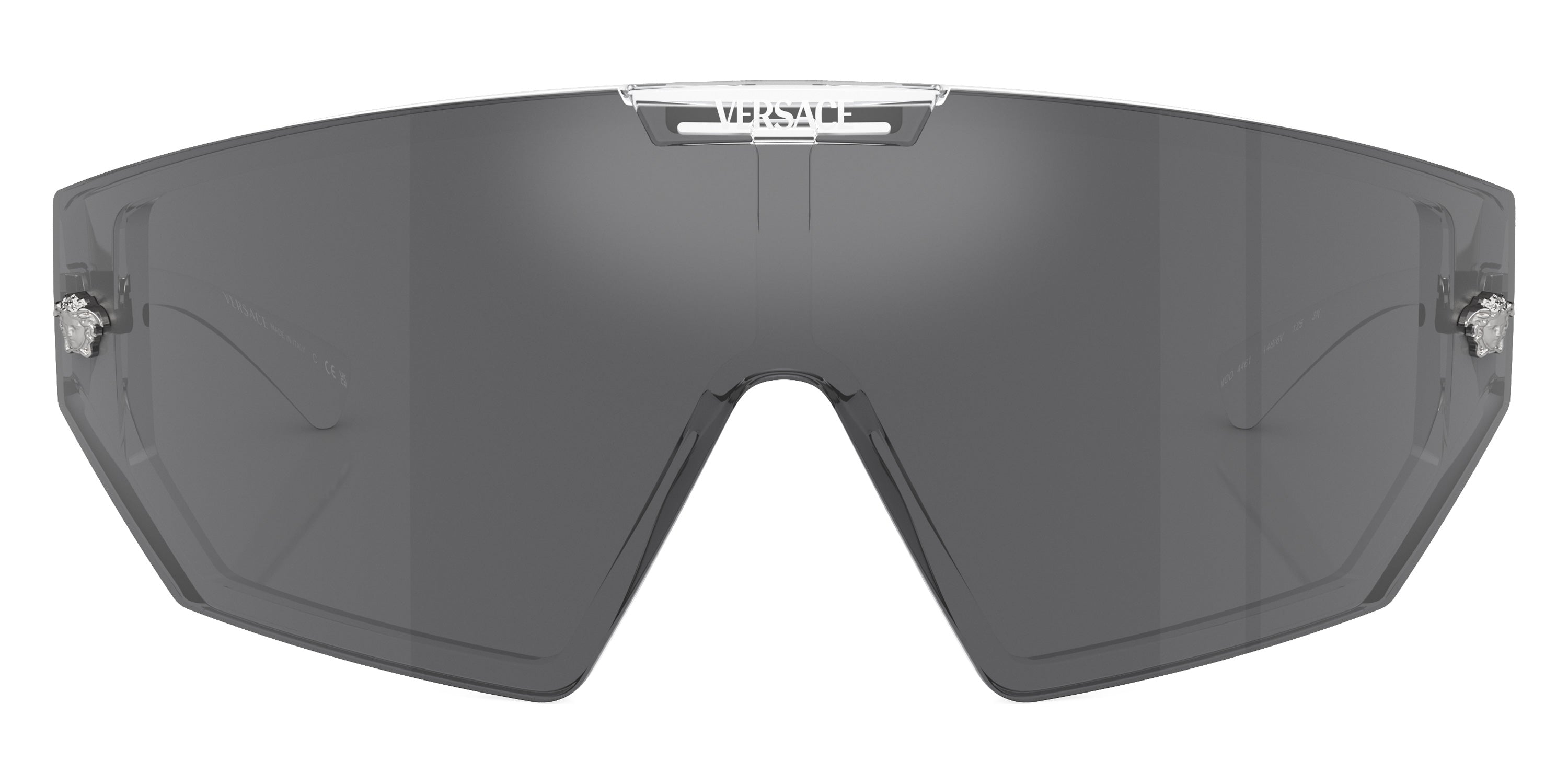 VERSACE VE4461 148/6V 47 - Crystal / Gray Mirrored Black/Mirrored Blue Violet