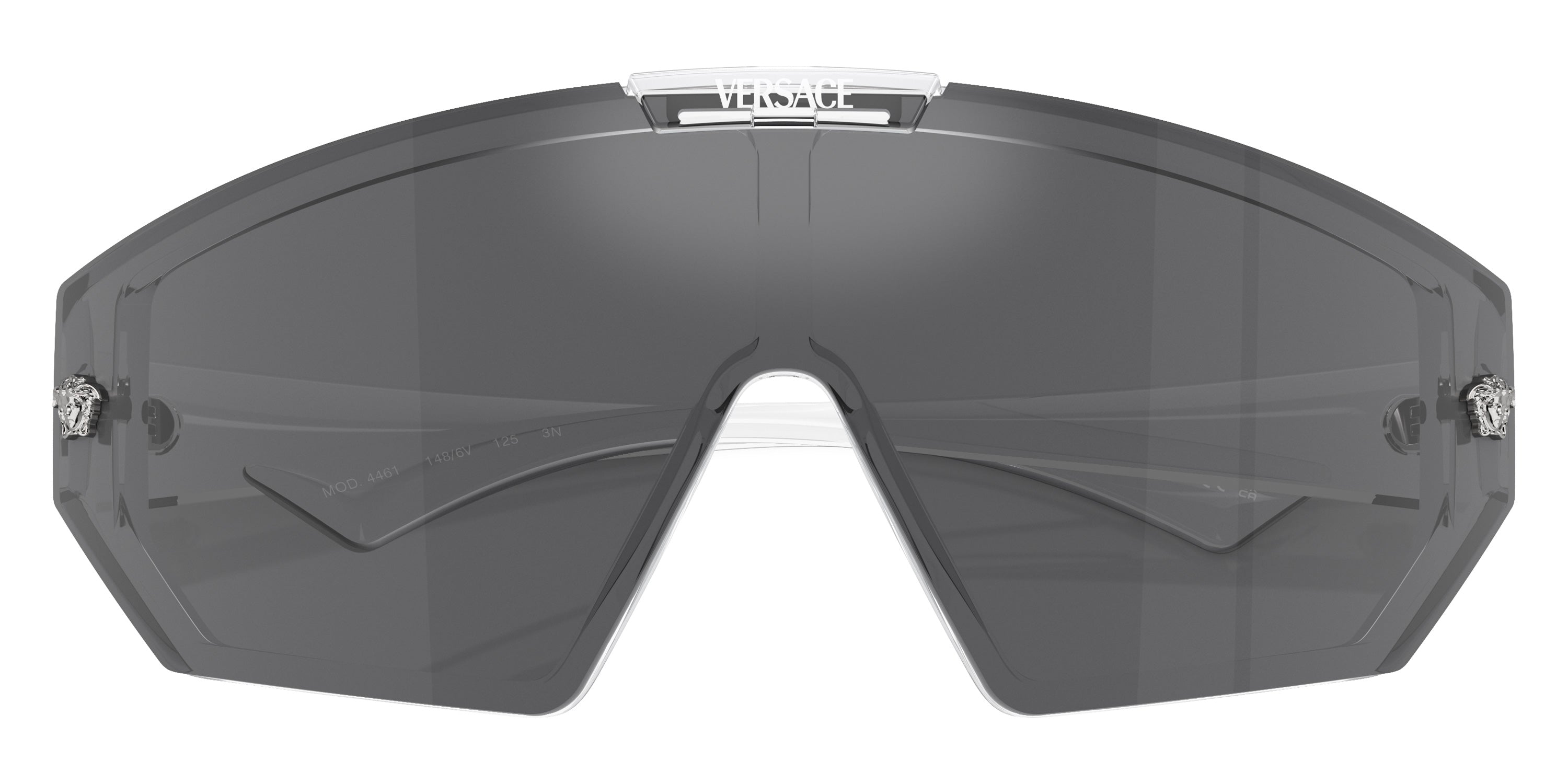 VERSACE VE4461 148/6V 47 - Crystal / Gray Mirrored Black/Mirrored Blue Violet