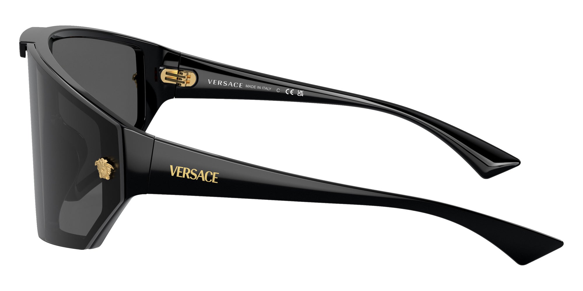 Versace VE4461 GB1/87 147 - Black / Dark Gray/Mirrored Gold #id:ve4461gb187_s:104110