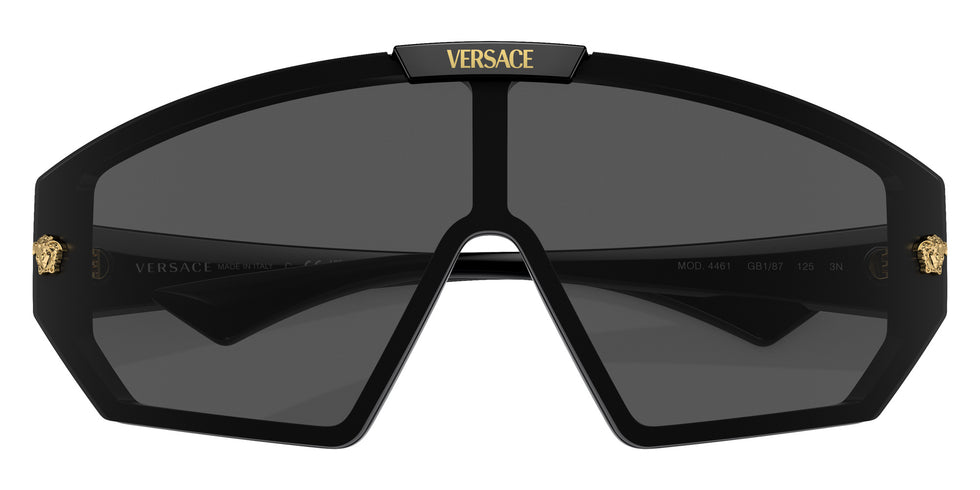 Versace VE4461 GB1/87 147 - Black / Dark Gray/Mirrored Gold #id:ve4461gb187_s:104125