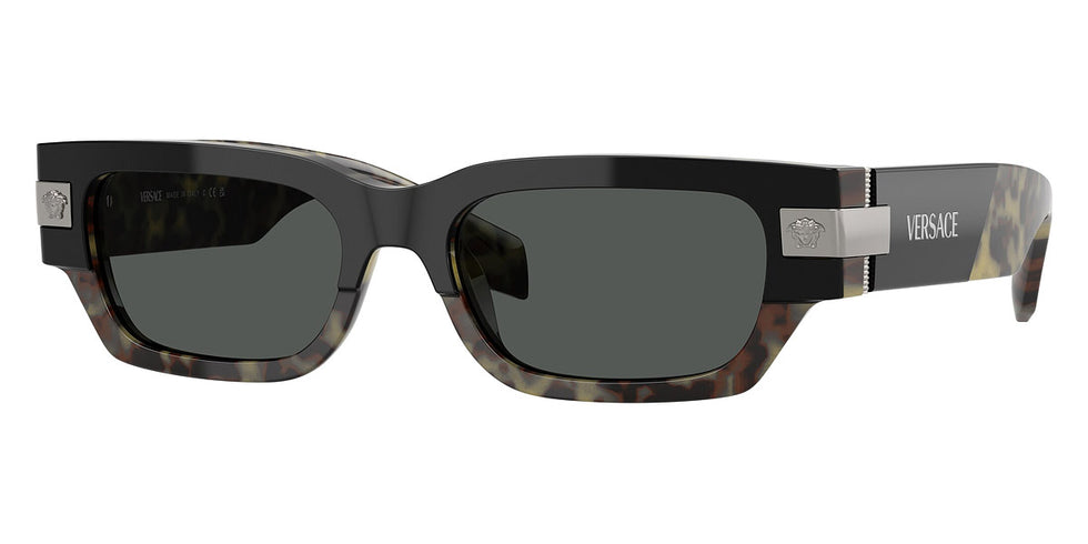 VERSACE VE4465F 545687 53 - Havana / Dark Gray