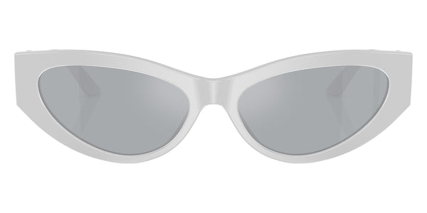 Pearl Gray / Blue Mirrored Silver / 56-16-140