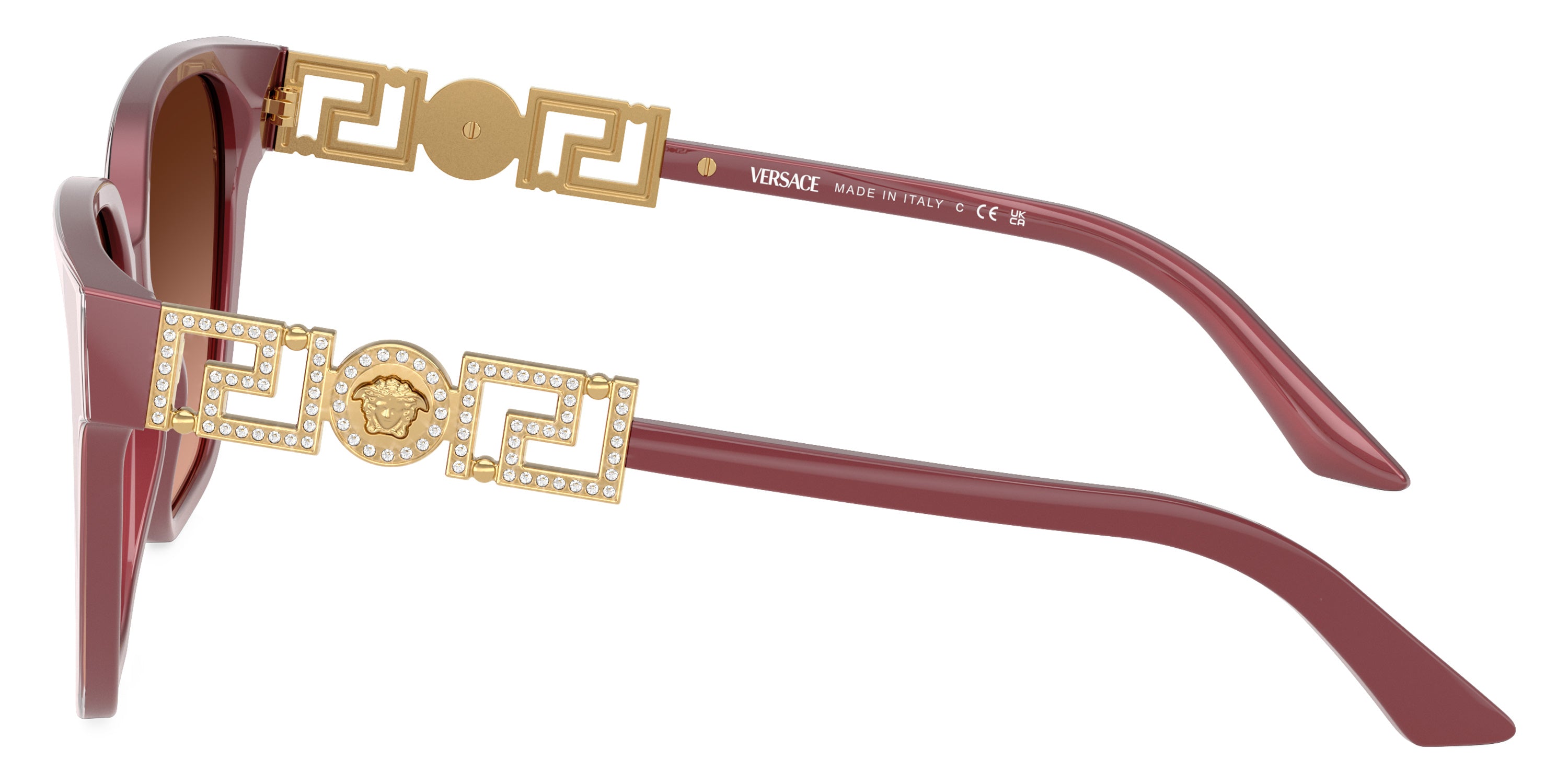 VERSACE VE4471BF 54755M 56 - Pearl Dark Ruby / Pink Gradient Gray