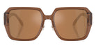 VERSACE VE4472D 5028/O 56 - Transparent Dark Brown / Brown Orange Metallic Mirrored