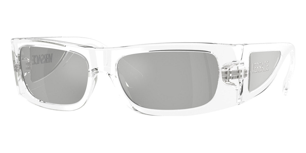 VERSACE VE4482 148/8V 57 - Crystal / Clear Mirrored Silver