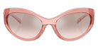 VERSACE VE4485 53228Z 59 - Transparent Pink / Light Brown Mirrored Silver Grad