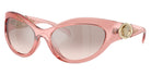 VERSACE VE4485 53228Z 59 - Transparent Pink / Light Brown Mirrored Silver Grad
