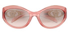 VERSACE VE4485 53228Z 59 - Transparent Pink / Light Brown Mirrored Silver Grad